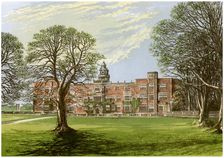 Hatfield House, Hertfordshire, home of the Marquis of Salisbury, 1880