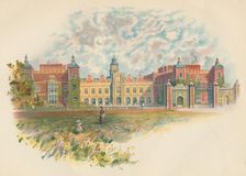 Hatfield House, Hertfordshire - South Front c1890. Artist: Charles Wilkinson