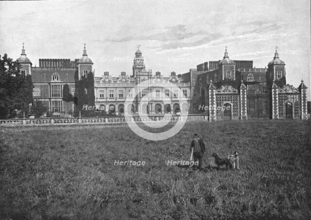 Hatfield House, South front,c1900. Artist: GW Wilson and Company.
