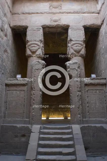 Hathor Temple, Dendera, Egypt, 2003.  Creator: LTL.