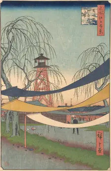 Hatsune no Baba; Bakurocho, ca. 1857., ca. 1857. Creator: Ando Hiroshige