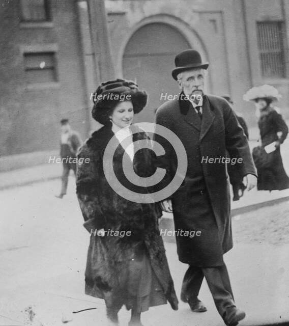 Hattie La Blanc with Sheriff Fairbairn, 1910. Creator: Bain News Service.