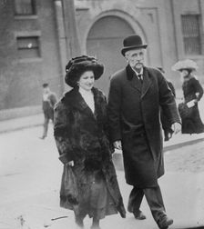 Hattie La Blanc with Sheriff Fairbairn, 1910. Creator: Bain News Service