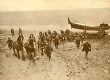 Hauling the Lifeboat c1930. Creator: Unknown