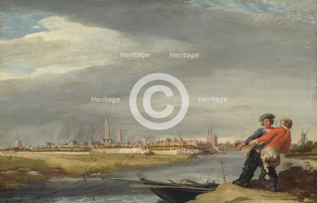 Hauling the Net, 1663. Creator: Dirk Hardenstein.