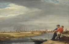 Hauling the Net, 1663. Creator: Dirk Hardenstein