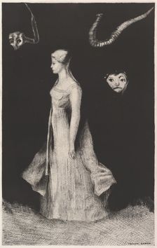 Haunting, 1893-94. Creator: Odilon Redon