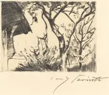 Hausecke (Corner of a House), 1918. Creator: Lovis Corinth