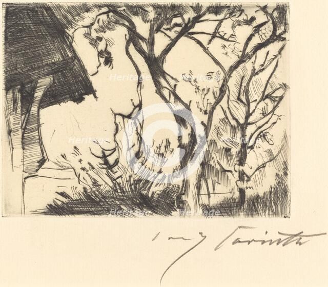 Hausecke (Corner of a House), 1918. Creator: Lovis Corinth.