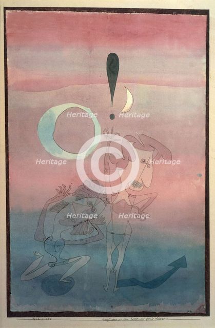 Hauptszene aus dem Ballet Der falsche Schwur (Main Scene from the Ballet The False Oath), 1922. Creator: Klee, Paul (1879-1940).