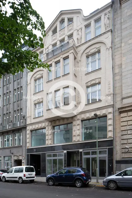 Haus Hillbrich, Mauerstrasse 76,  Berlin, Germany, (1908), 2018. Artist: Alan John Ainsworth.