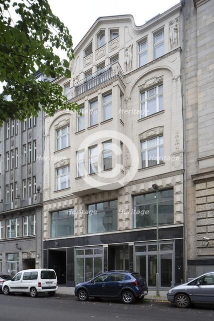 Haus Hillbrich, Mauerstrasse 76,  Berlin, Germany, (1908), 2018. Artist: Alan John Ainsworth.