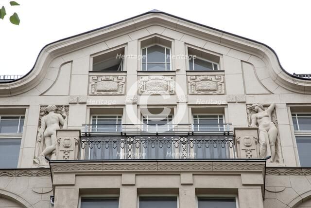 Haus Hillbrich, Mauerstrasse 76,  Berlin, Germany, (1908), 2018. Artist: Alan John Ainsworth.