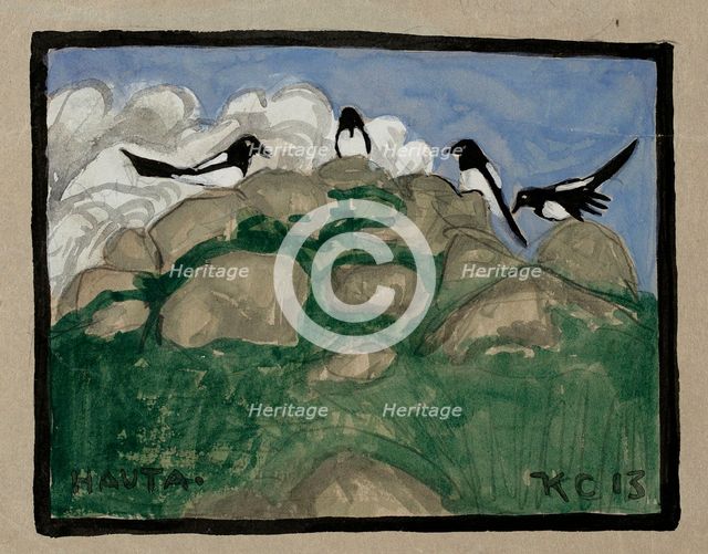 Hauta, 1913. Creator: Kalle Carlstedt.