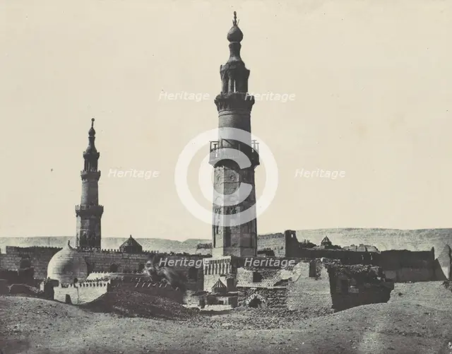 Haute-égypte. Girgeh. Mosquèe d'Aly-Bey, 1850. Creator: Maxime du Camp.