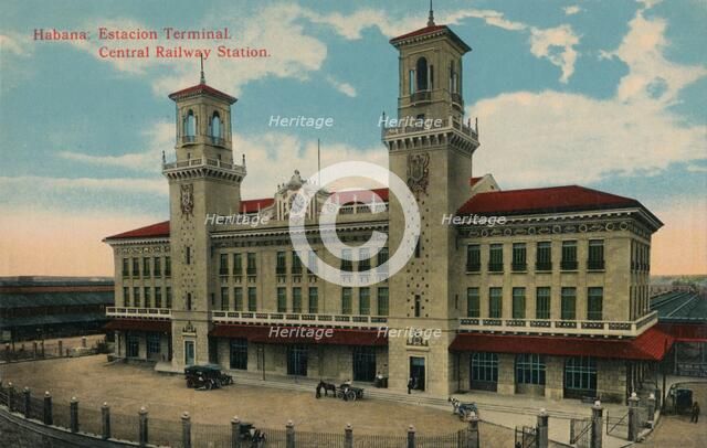 Havana Central Railway Station, Cuba, c1912. Artist: Unknown