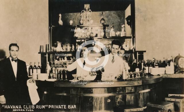 Havana Club Rum, Private Bar, Havana, Cuba, c1900s. Artist: Unknown
