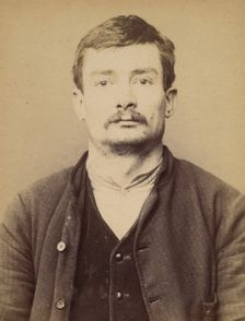Havard. Octave, Onésime. 25 ans, né à Hedouville (Calvados). Polisseur. Anarchiste. 1/3/94., 1894. Creator: Alphonse Bertillon