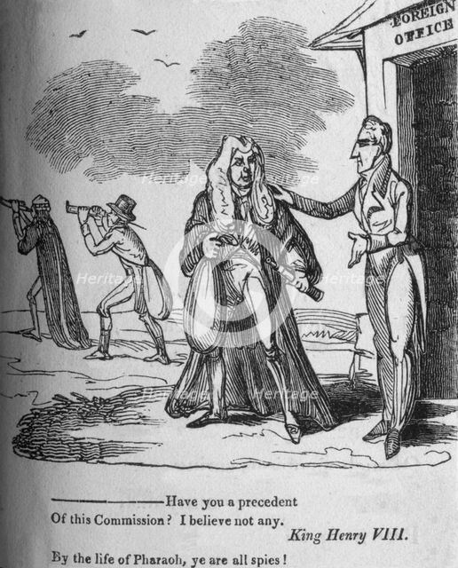 'Have you a precedent of this Commission? I believe not any', c1820.  Creator: Unknown.