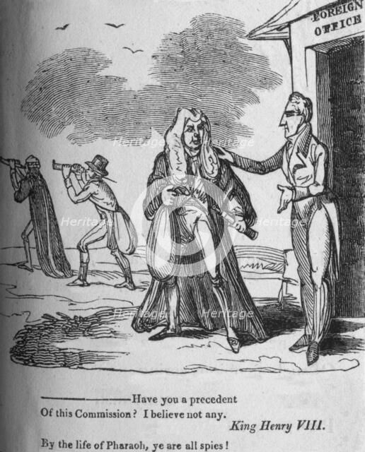 'Have you a precedent of this Commission? I believe not any', c1820.  Creator: Unknown.