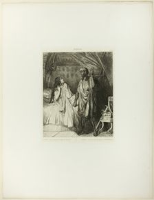 Have you pray'd tonight, Desdemona?, plate twelve fom Othello, 1844. Creator: Theodore Chasseriau