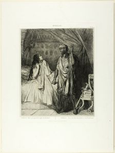 Have you pray'd tonight, Desdemona?, plate twelve fom Othello, 1844. Creator: Theodore Chasseriau