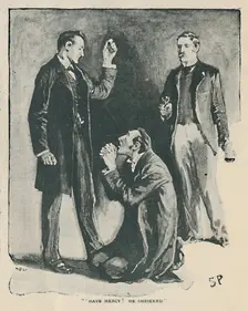 Have Mercy! He Shrieked 1892. Artist: Sidney E Paget