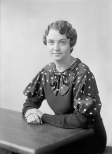 Havenner, George, Mrs - Portrait, 1933. Creator: Harris & Ewing