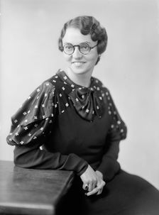 Havenner, George, Mrs - Portrait, 1933. Creator: Harris & Ewing