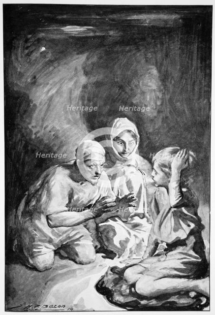 'Havelock sat up surprised', 1910.  Creator: John Henry Frederick Bacon.
