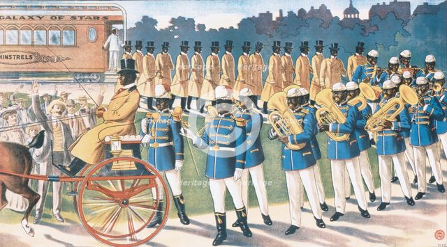 Haverly's genuine Colored minstrels, ca.1878. Creator: Unknown.