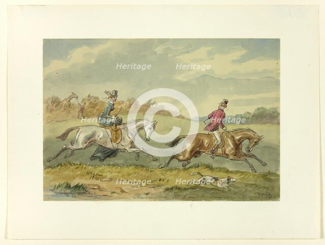 Having All the Fun to Themselves, c. 1870. Creator: Hablot Knight Browne.