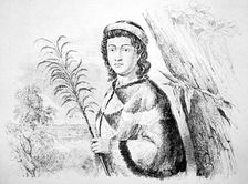 Hawaiian Princess Nahienaena. c18th century