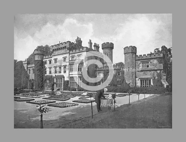 Hawarden Castle, c1900. Artist: Catherall & Pritchard.