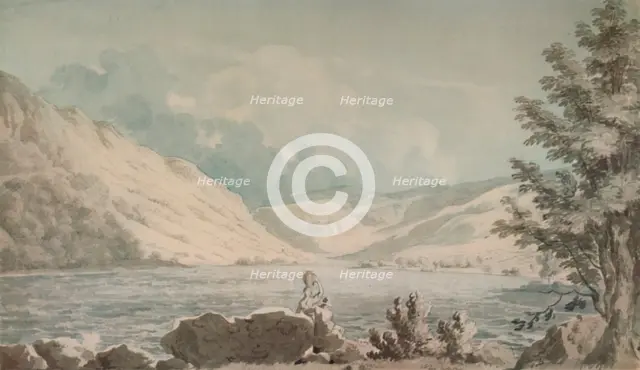 'Hawes Water, Westmorland', c1790, (1935). Artist: Edward Dayes.