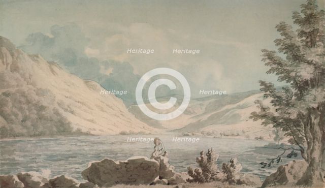 'Hawes Water, Westmorland', c1790, (1935). Artist: Edward Dayes.