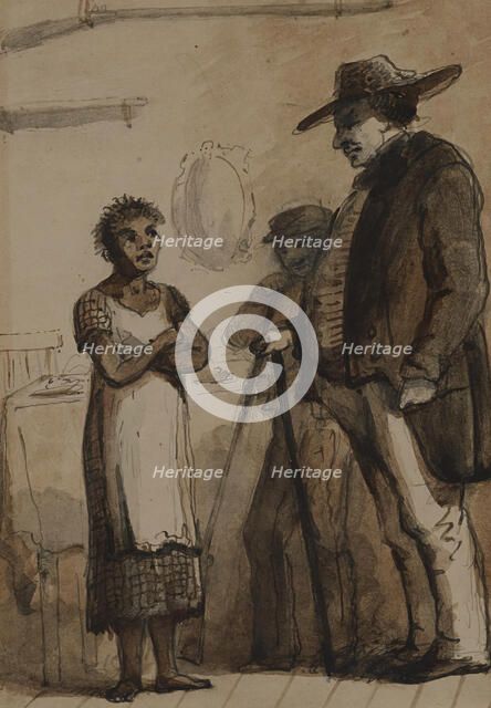 Hawkins Point Farm, 1825-1870. Creator: Alfred Jacob Miller.