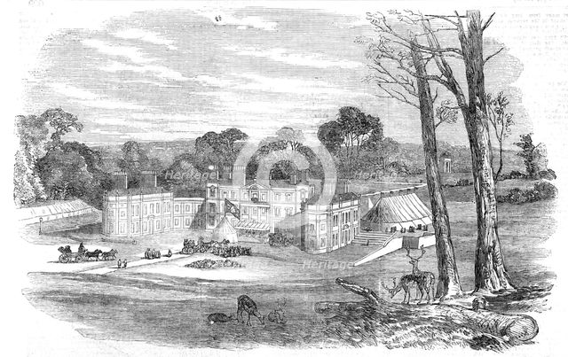 Hawkstone House, the seat of Viscount Hill, 1854. Creator: Unknown.