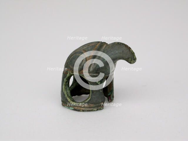 Hawk Head, Geometric Period (800-600 BCE). Creator: Unknown.