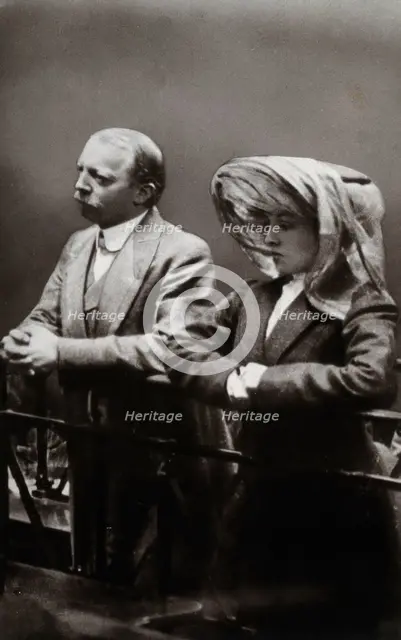 Hawley Harvey Crippen and Ethel Le Neve, 1910. Creator: George Arthur Barrett.