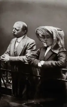 Hawley Harvey Crippen and Ethel Le Neve, 1910. Creator: George Arthur Barrett