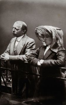 Hawley Harvey Crippen and Ethel Le Neve, 1910. Creator: George Arthur Barrett