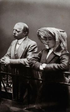 Hawley Harvey Crippen and Ethel Le Neve, 1910. Creator: George Arthur Barrett