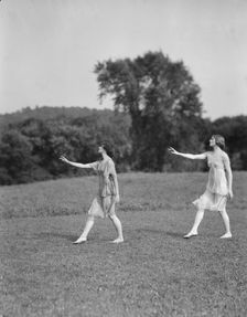 Hawley, Katherine, and Miss Watson, 1921 July 28. Creator: Arnold Genthe