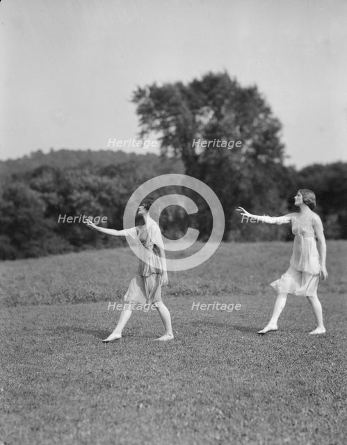 Hawley, Katherine, and Miss Watson, 1921 July 28. Creator: Arnold Genthe.