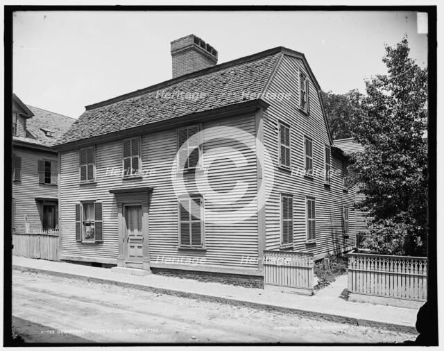 Hawthorne's birth place, Salem, Mass., c1900. Creator: Unknown.