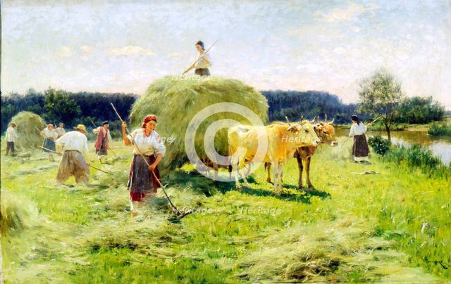 Hay-making', 1907.