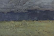 Hay-making, 1900. Artist: Levitan, Isaak Ilyich (1860-1900)