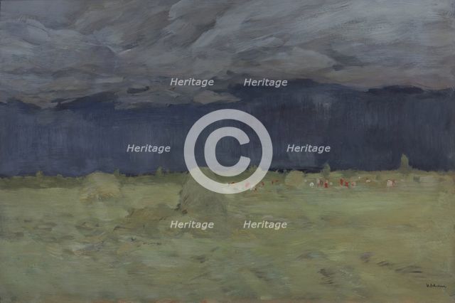 Hay-making, 1900. Artist: Levitan, Isaak Ilyich (1860-1900)