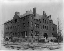 Hay-Adams residences, N.W. corner of 16th and H. Streets, Washington, D.C., between 1890 and 1950. Creator: Frances Benjamin Johnston